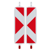 Traffic panel type NOXPLUS | film RA2/C, arrowed | on both sides indicating right / left